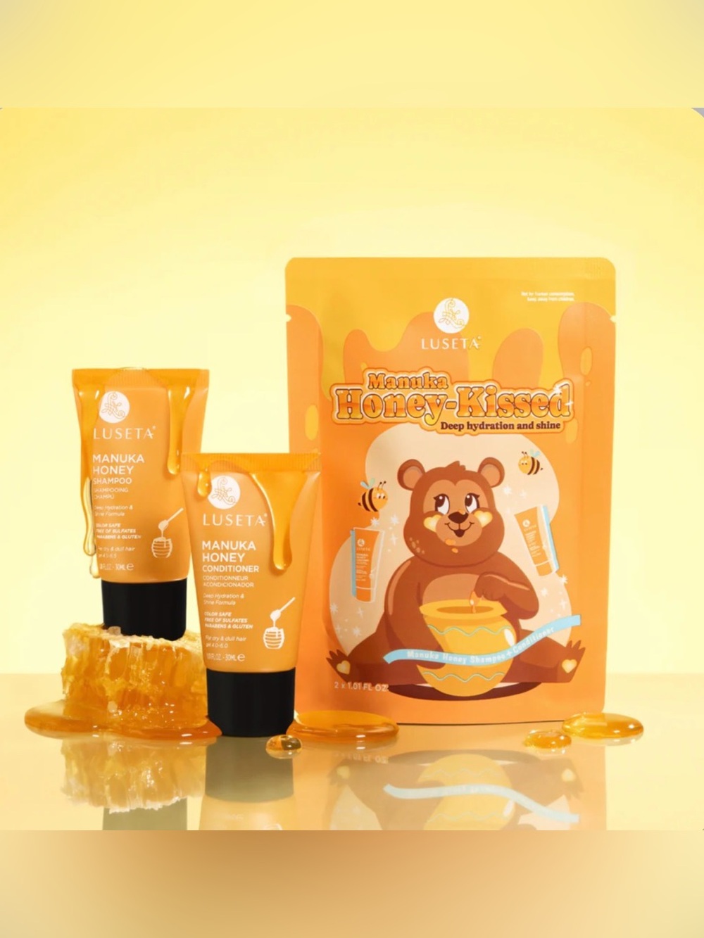 🍯 LUSETA Manuka Honey-Kissed
Travel Size Shampoo & Conditioner - Picture 5 of 7